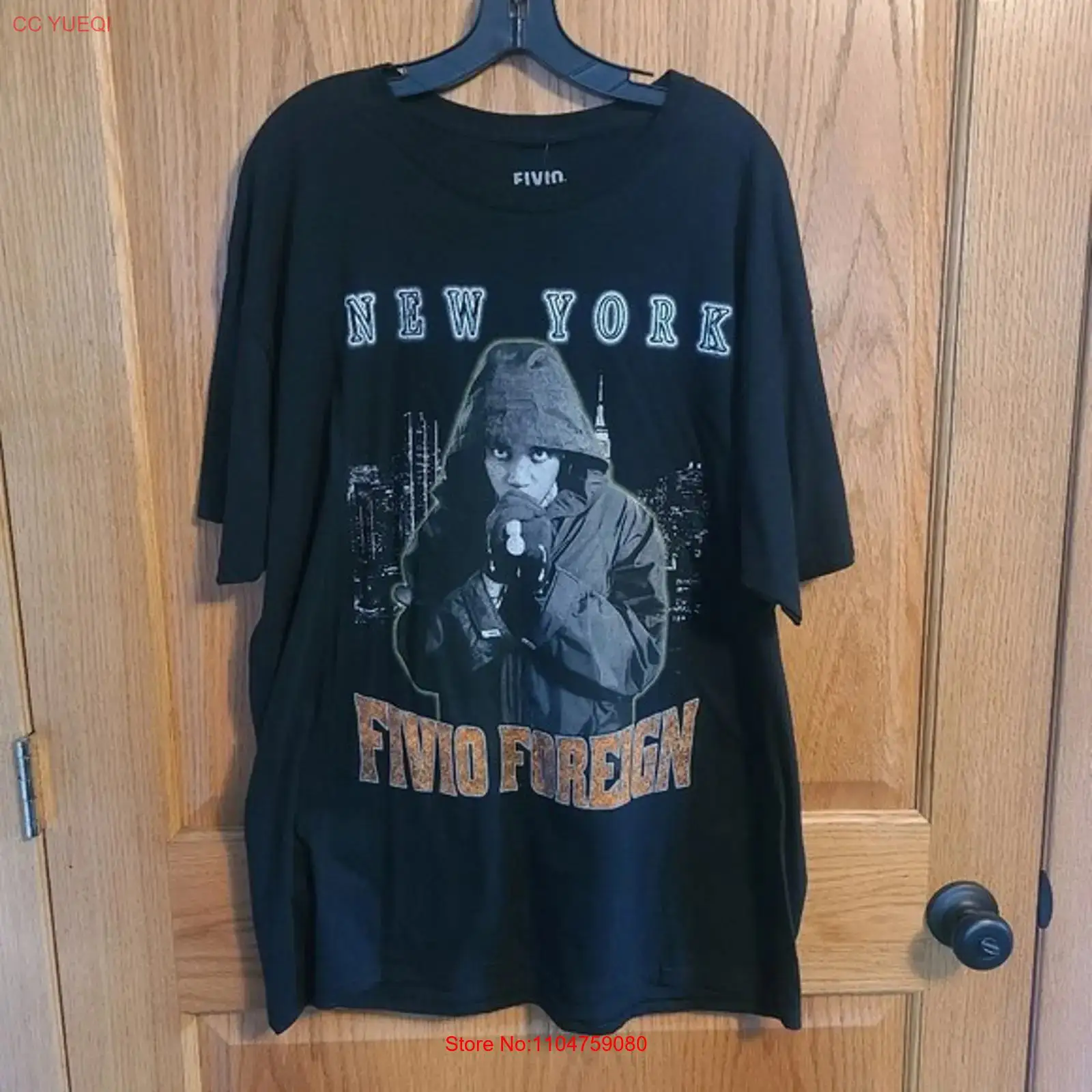Vintage Fashion York - تي شيرت رجالي أسود من Rue21