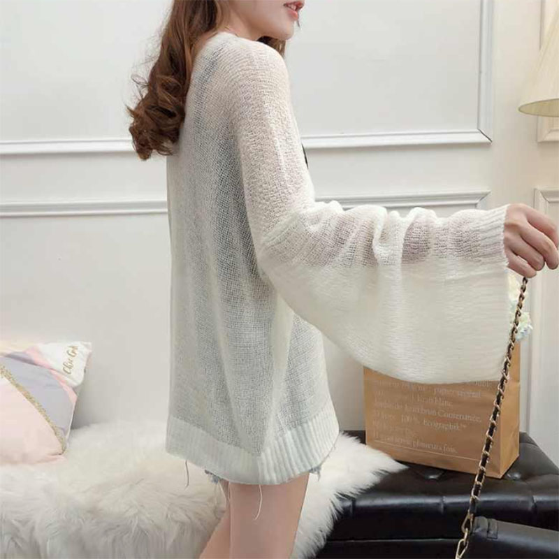 كارديجان نسائي شفاف محبوك للرب - مراجعة Crop Cardigan Vintage وسعره