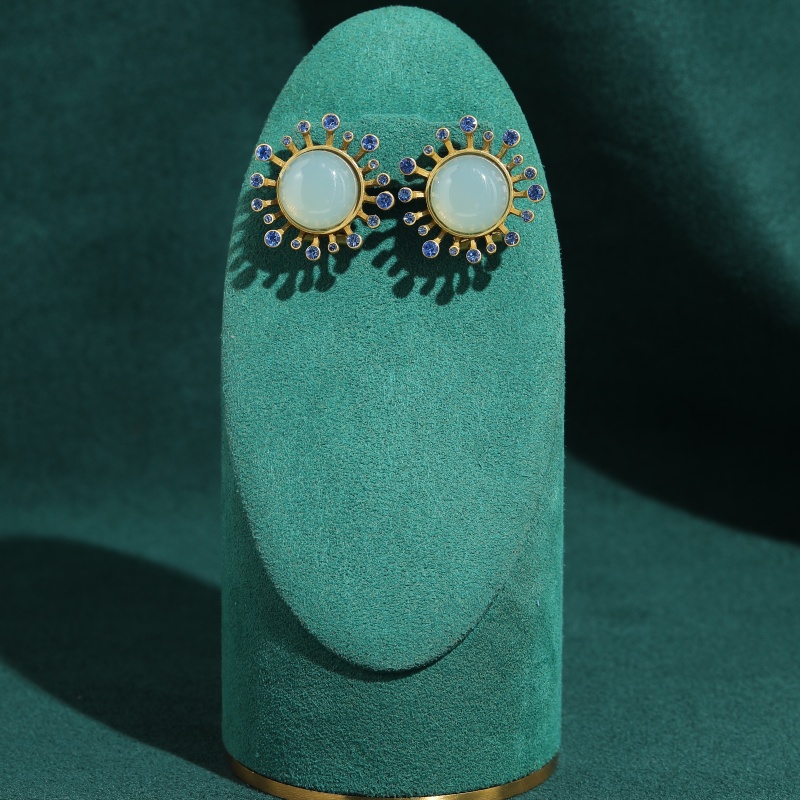 أقراط العقيق الأخضر العتيقة، م - مراجعة Vintage Fashion Jewelry Brands وسعره