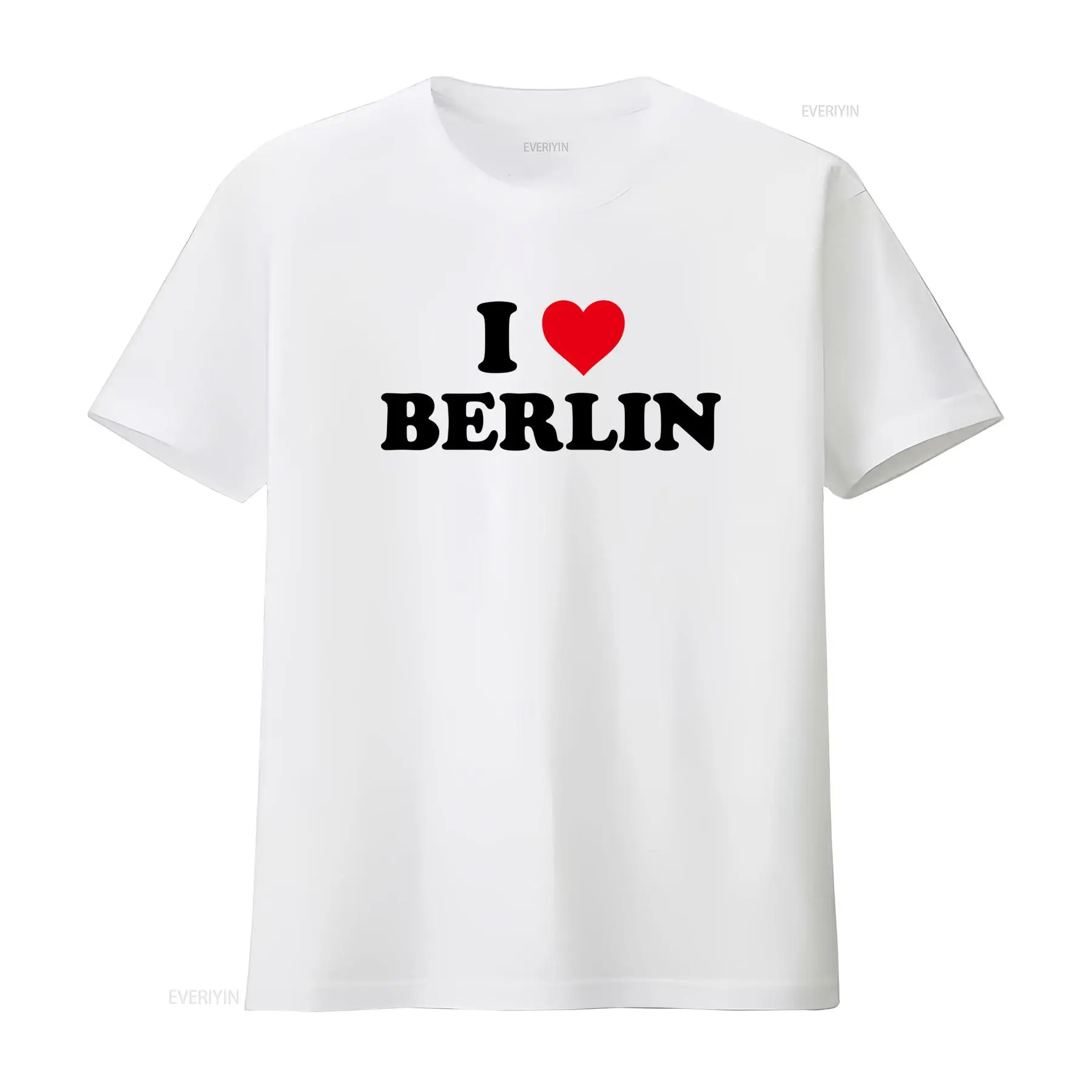 تي شيرت أنيق بطبعة I Love Berl - مراجعة Vintage Fashion Berlin وسعره