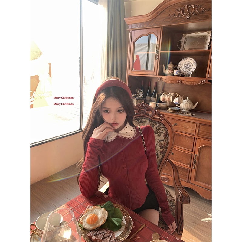 MEXZT خمر سترة مشغولة من الصوف - مراجعة Crop Cardigan Vintage وسعره