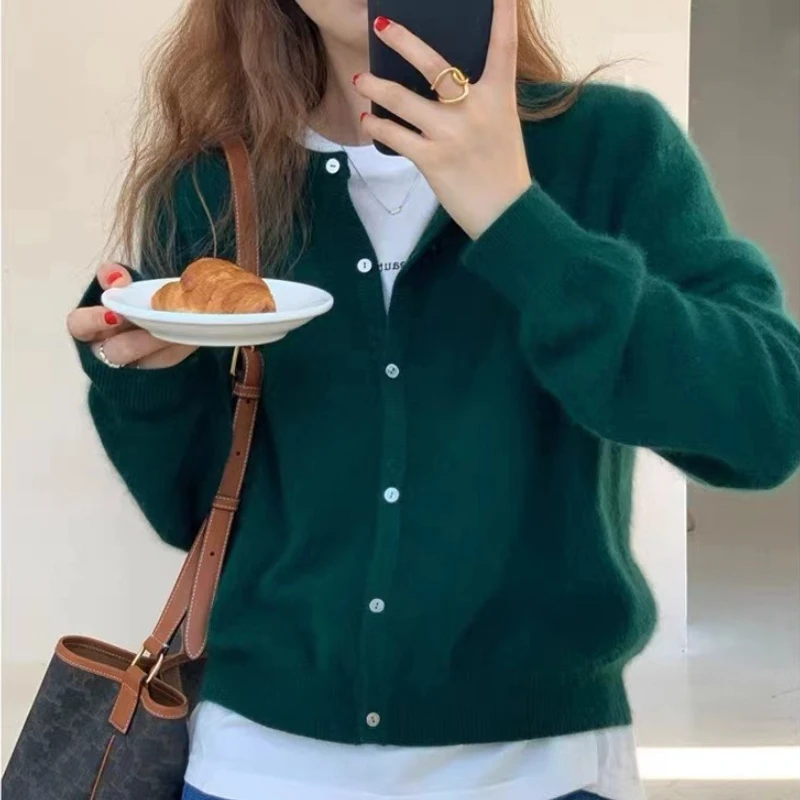 2026 طويلة الأكمام خمر Y2k الق - مراجعة Crop Cardigan Vintage وسعره