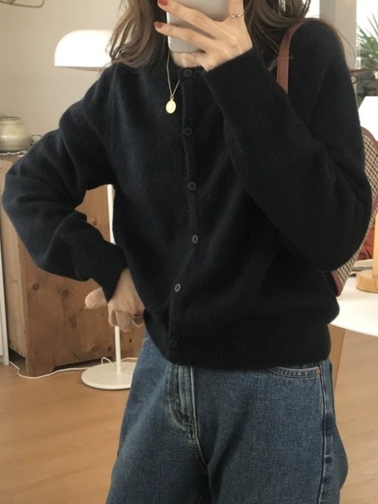 2026 طويلة الأكمام خمر Y2k الق - مراجعة Crop Cardigan Vintage وسعره